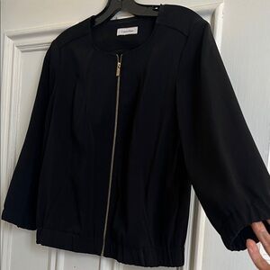 Calvin Klein Women's Black Bomber Jacket